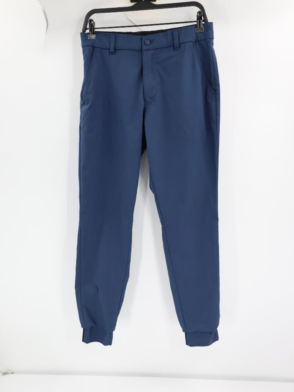 Good Good Pants Mens 30 L30 Golf Joggers Performance Tapered Leg Flat Front Blue